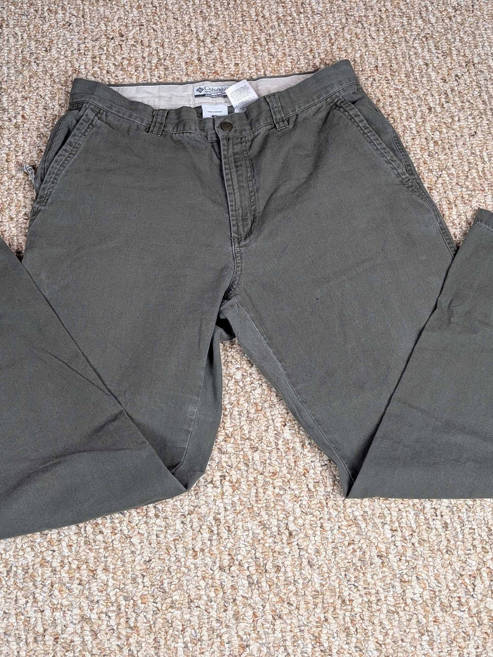 Columbia Women’s Hiking Pants Size 12 Short Olive Green Outdoor Utility Cargo